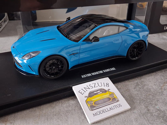1:18 ASTON MARTIN VANTAGE ELWOOD BLUE 2024 GT1008
