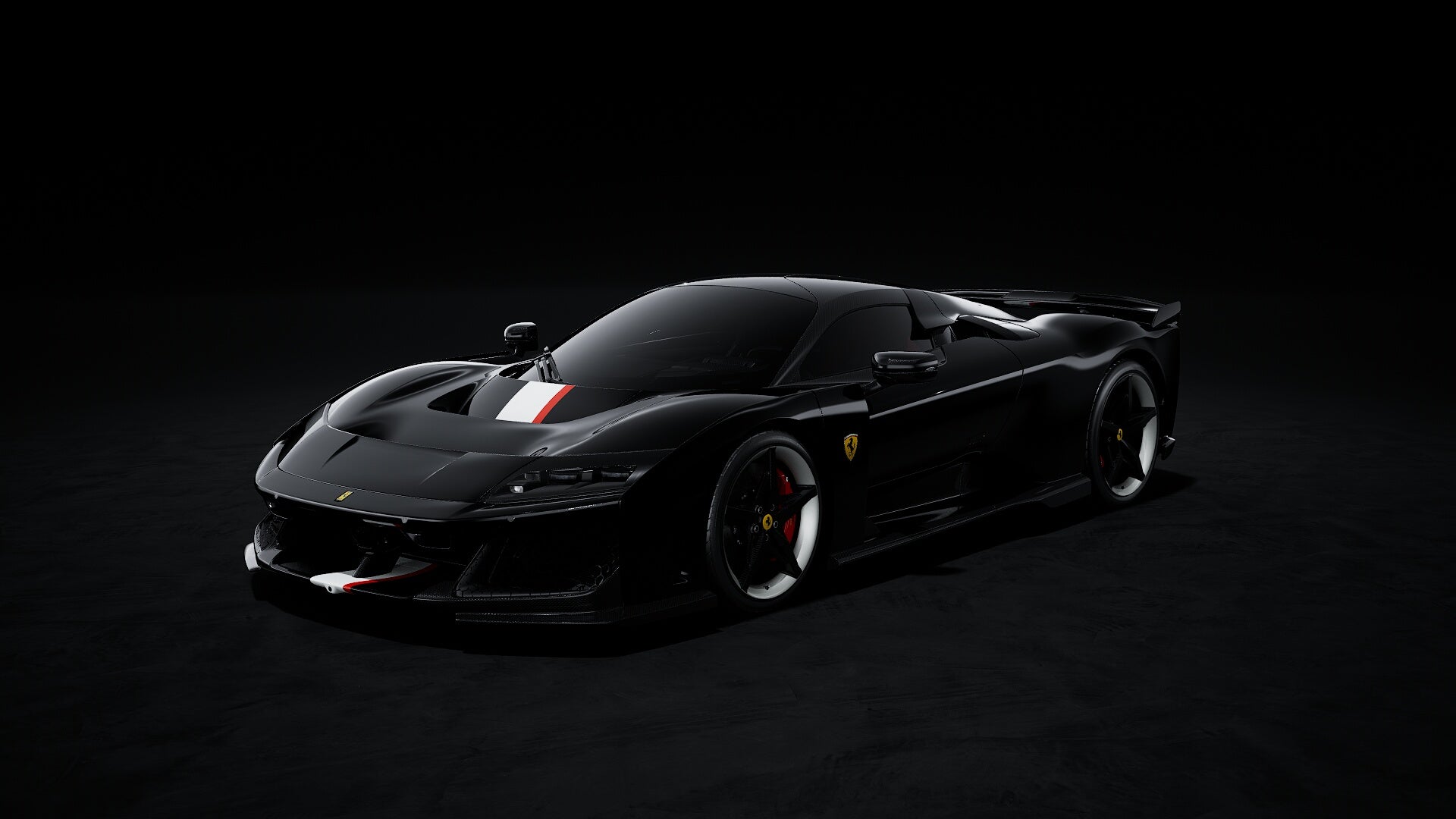 Ferrari F80 Nero Daytona With Livery (Limited Edition)