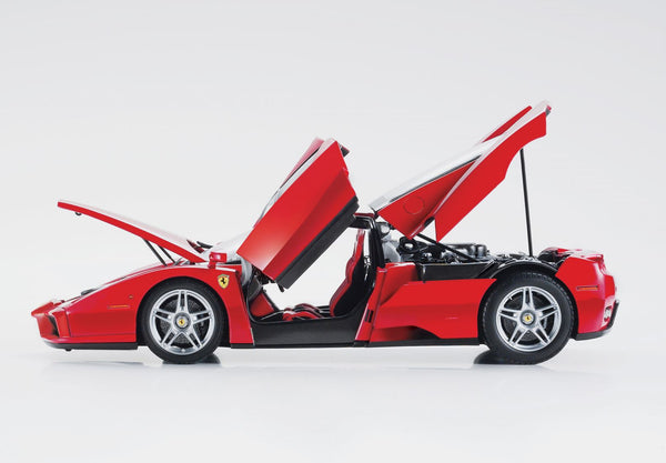 Ferrari Enzo open diecast Rosso Corsa - Silver wheels - polifoam pack HE182501