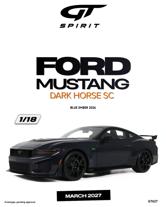 1:18 FORD MUSTANG DARK HORSE SC BLUE EMBER 2026 - GT627