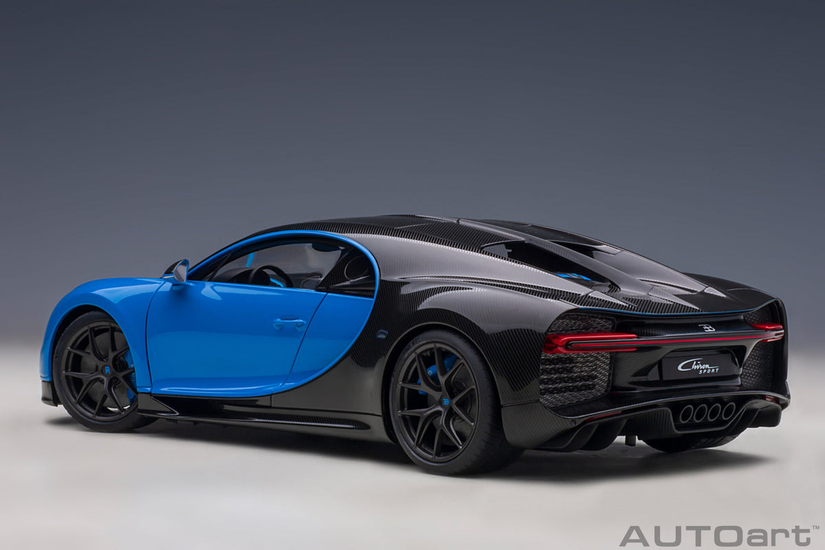 Bugatti Chiron Sport French Racing Blue / Carbon