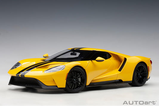 AUTOart 1:18 Ford GT 2017 (triple yellow/ Black stripes) (composite
