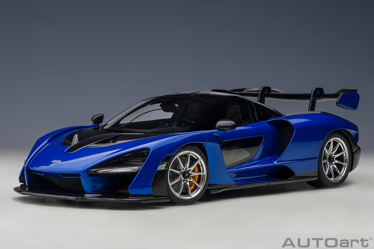 AUTOart 1:18 McLaren Senna 2018 (trophy Kyanos / blue) (composite Model /
