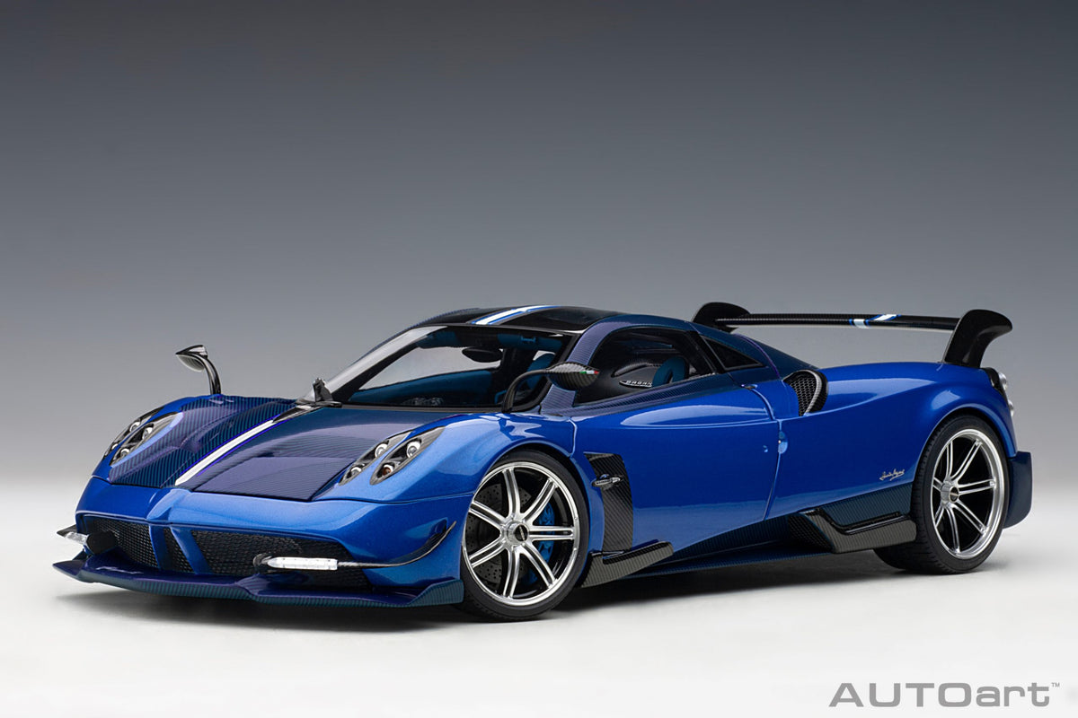 AUTOart 1:18 Pagani Huayra BC 2016 Blue Carbon / Carbon)(compo.