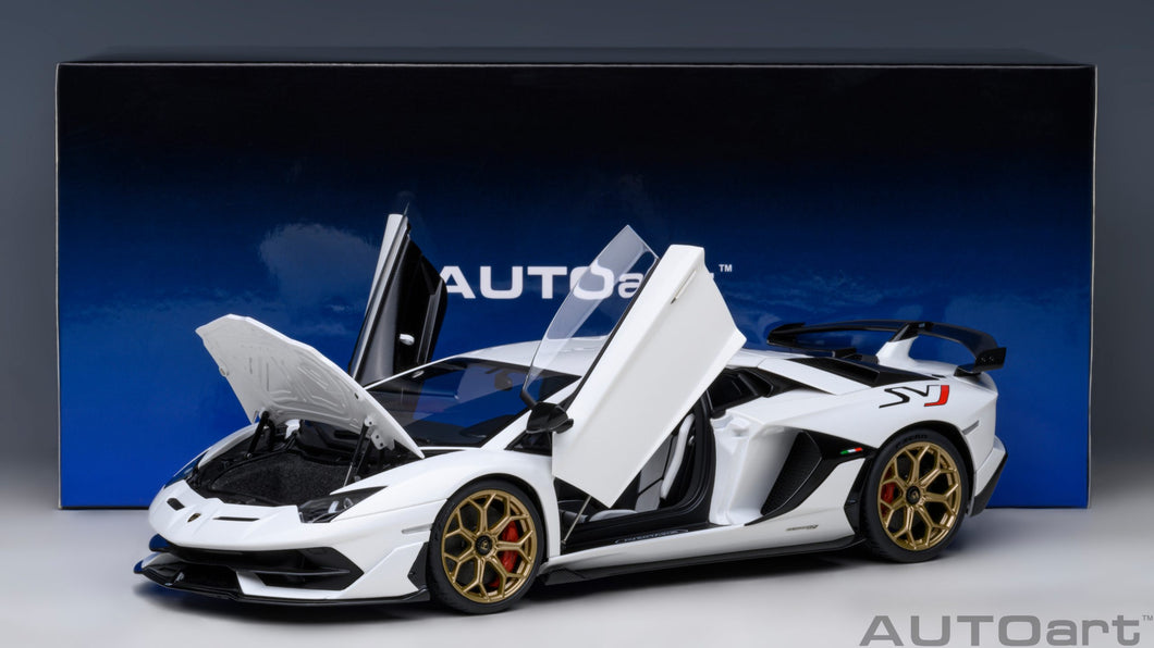 Lamborghini Aventador SVJ Bianco Asopo/Metallic White