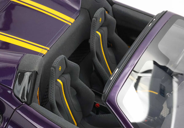 Ferrari 488 Pista Spider Open Roof Viola Hong Kong 1:12