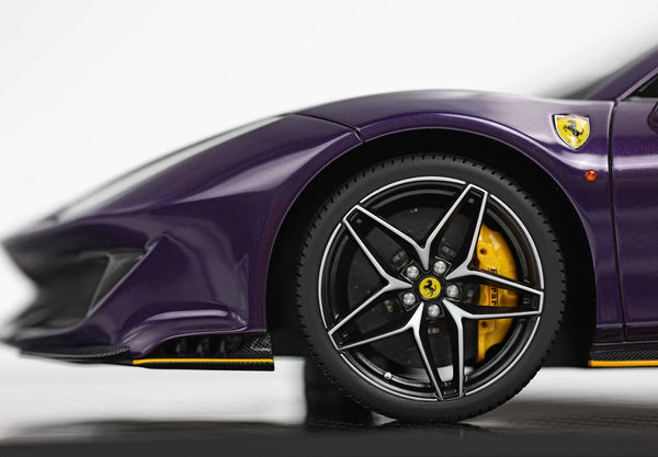 Ferrari 488 Pista Spider Open Roof Viola Hong Kong 1:12