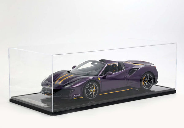 Ferrari 488 Pista Spider Open Roof Viola Hong Kong 1:12
