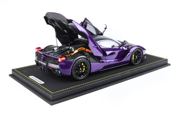 Ferrari LaFerrari 2012 openable diecast - SPECIAL PACK Purple Dubai- Viola Vio tailor made BBR182237DIE
