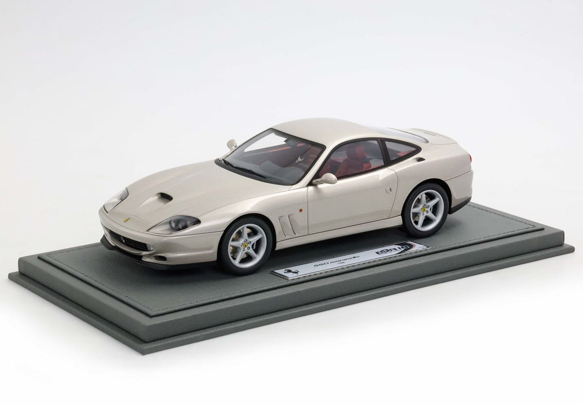 1:18 BBR Ferrari 550 Maranello 1996 - made in italy Grigio Ingrid - Bordeaux - BBR1873B