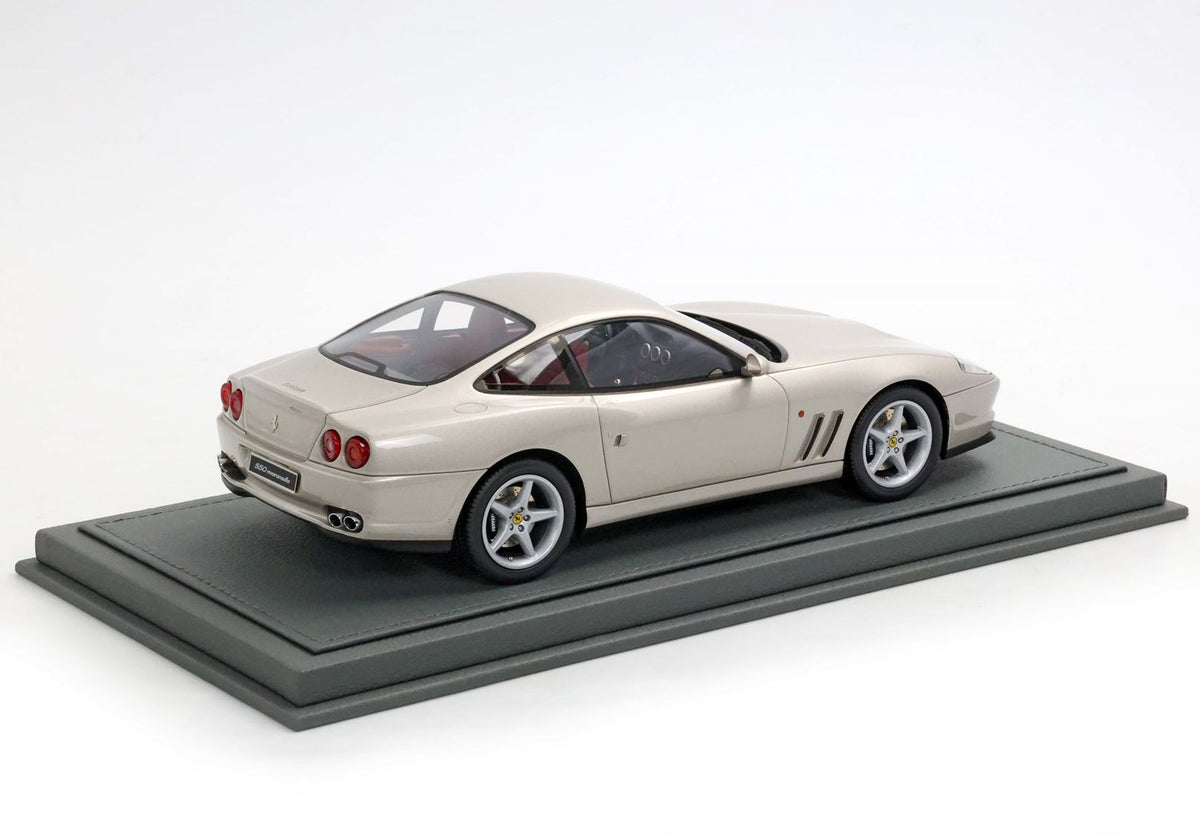1:18 BBR Ferrari 550 Maranello 1996 - made in italy Grigio Ingrid - Bordeaux - BBR1873B