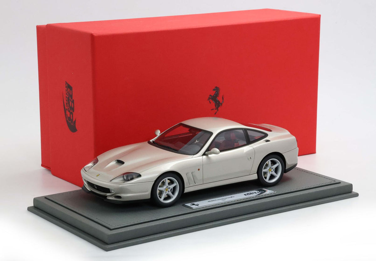 1:18 BBR Ferrari 550 Maranello 1996 - made in italy Grigio Ingrid - Bordeaux - BBR1873B