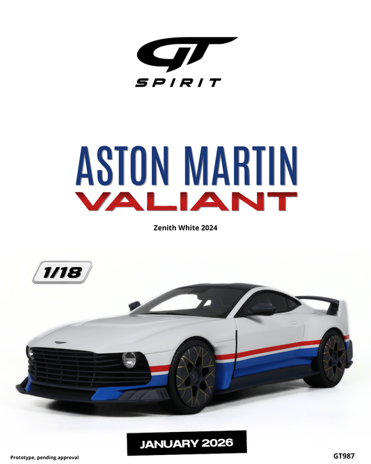 1:18 ASTON MARTIN VALIANT ZENITH WHITE 2024 - GT987