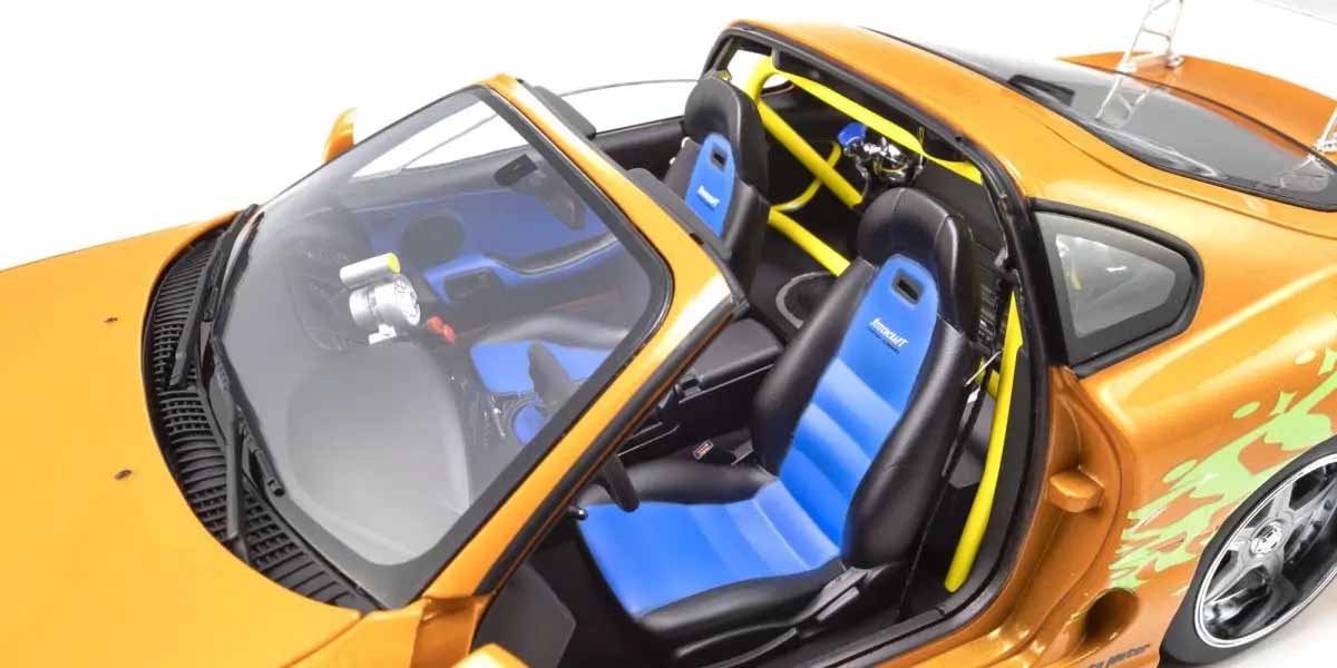Kyosho 1:18 Toyota Supra Turbo Fast & Furious Orange Pearl - KS08975FF