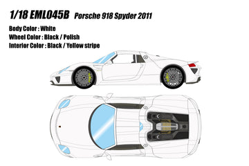 Porsche 918 Spyder 2011 White