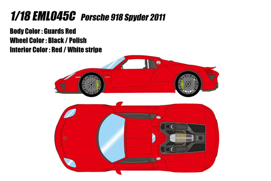 Porsche 918 Spyder 2011 Guards Red