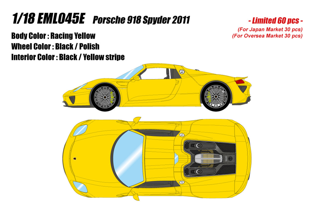 Porsche 918 Spyder 2011 Racing Yellow