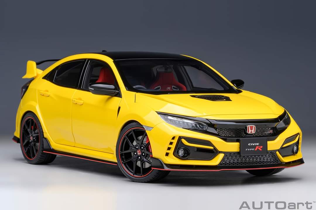 Fkr8 Type R Honda Civic Type R (FK8) 2021 Sunlight Yellow (Limited Edition)
