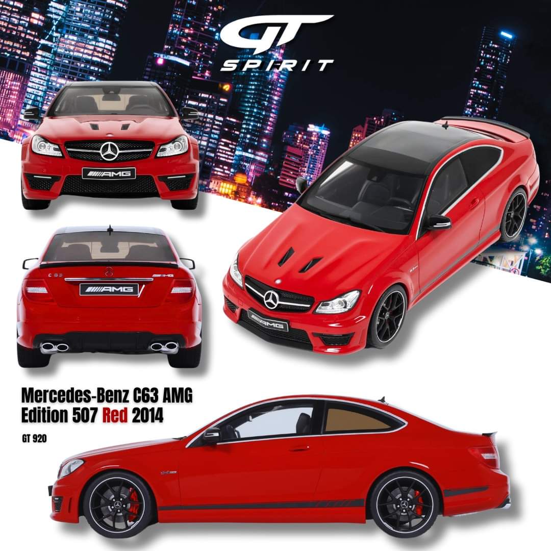 Mercedes-Benz C63 AMG Edition 507 2014 Red