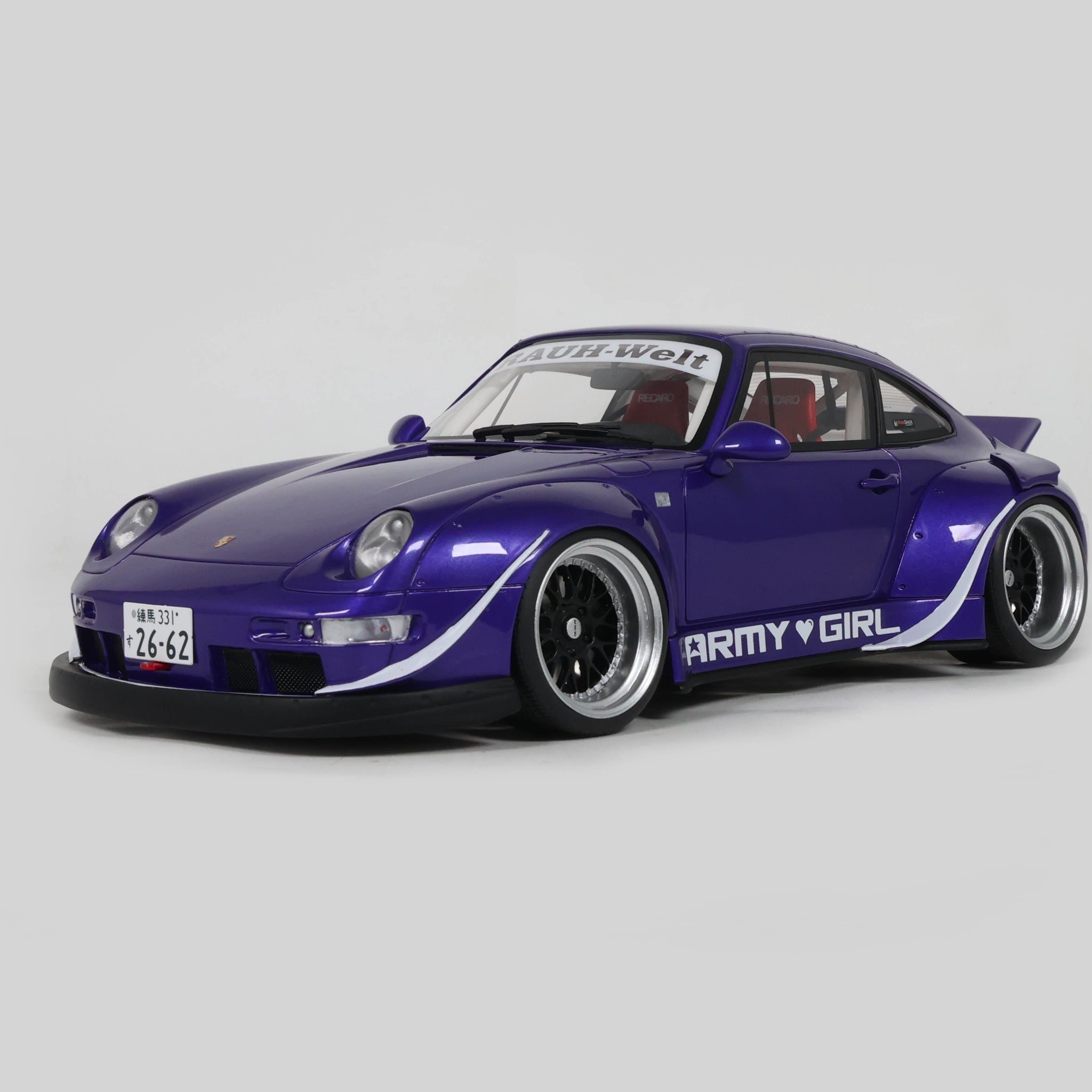 Porsche RWB Army Girl 2015 Purple