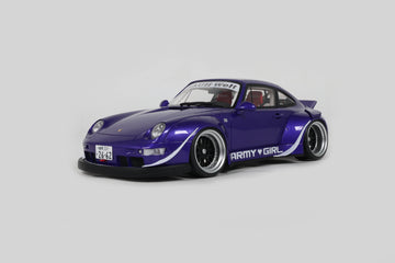 Porsche RWB Army Girl 2015 Purple