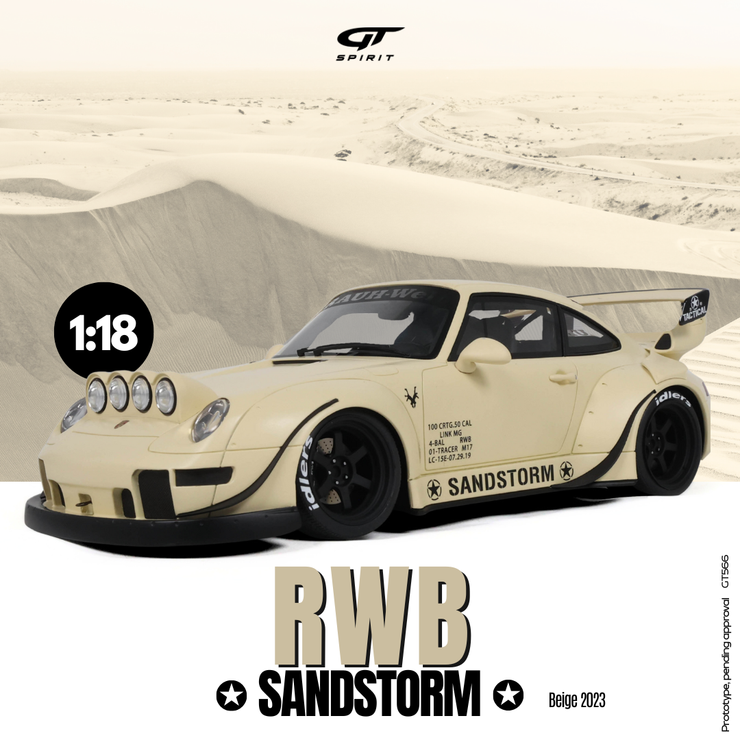 1:18 RWB Porsche SANDSTORM BEIGE 2023 GT566 GT Spirit