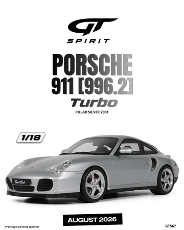 1:18 PORSCHE 911 [996.2] TURBO POLAR SILVER 2001 GT567