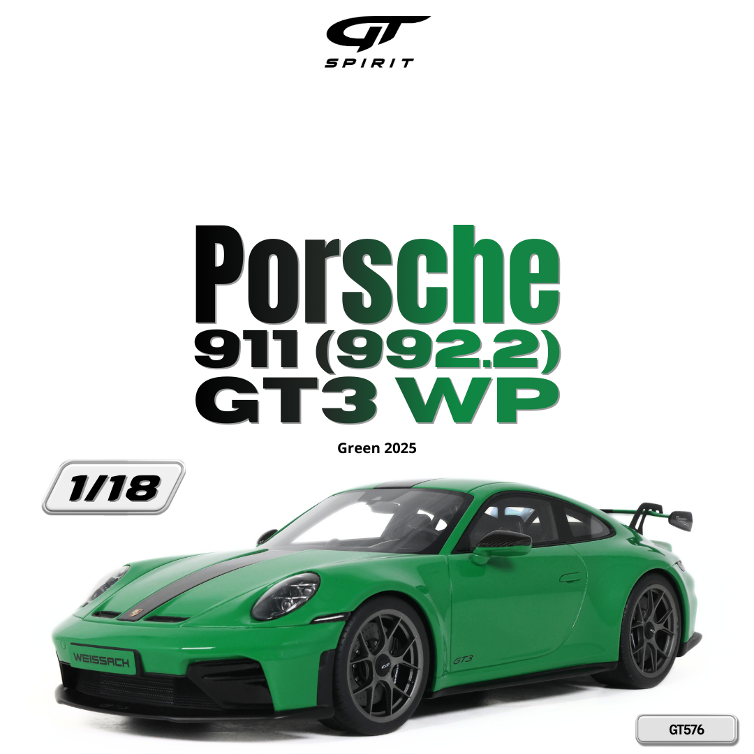 1:18 PORSCHE 911 [992.2] GT3 WP GREEN 2025 GT576