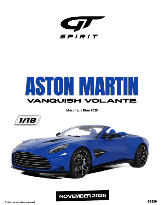 1:18 ASTON MARTIN VANQUISH VOLANTE MORPHEUS BLUE 2025 - GT589