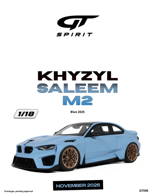 1:18 KHYZYL SALEEM M2 BLUE 2025 - GT590