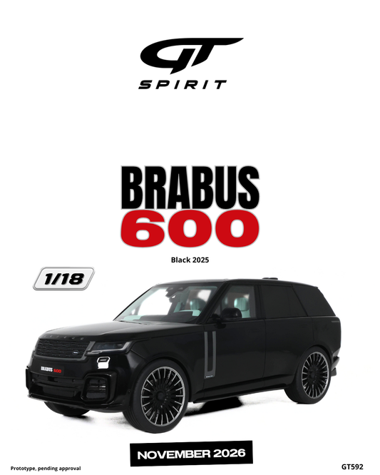 1:18 BRABUS 600 BLACK 2025 - GT592