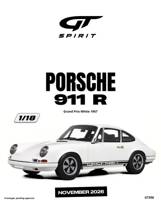 1:18 PORSCHE 911 R GRAND PRIX WHITE 1967 - GT596