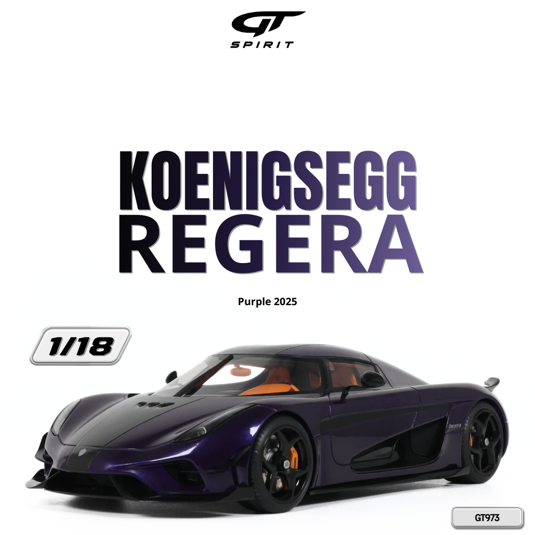 1:18 KOENIGSEGG REGERA PURPLE 2025 GT973