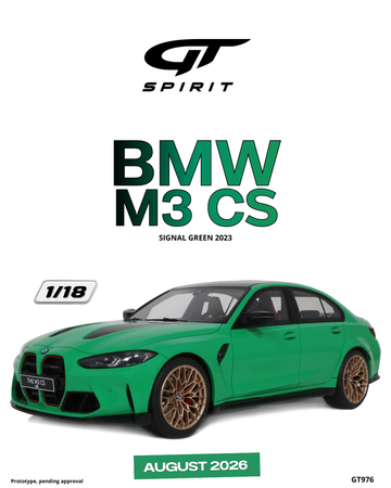 1:18 BMW M3 CS SIGNAL GREEN 2023 GT976