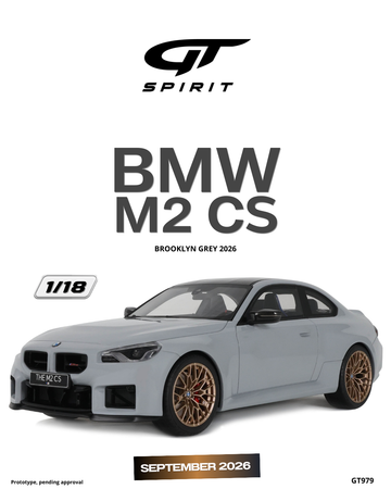 1:18 BMW M2 CS BROOKLYN GREY 2026 GT979