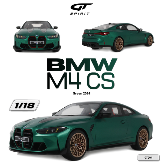 1:18 BMW M4 CS GREEN 2024 - GT994