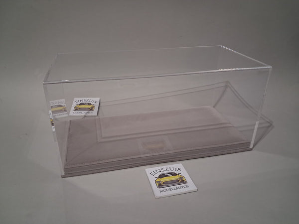 1:18 Vitrine mit Acrylglashaube und Sockel Display Case