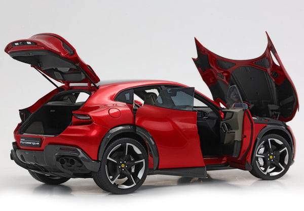 Ferrari Purosangue diecast full open Rosso Magma - HE180052B
