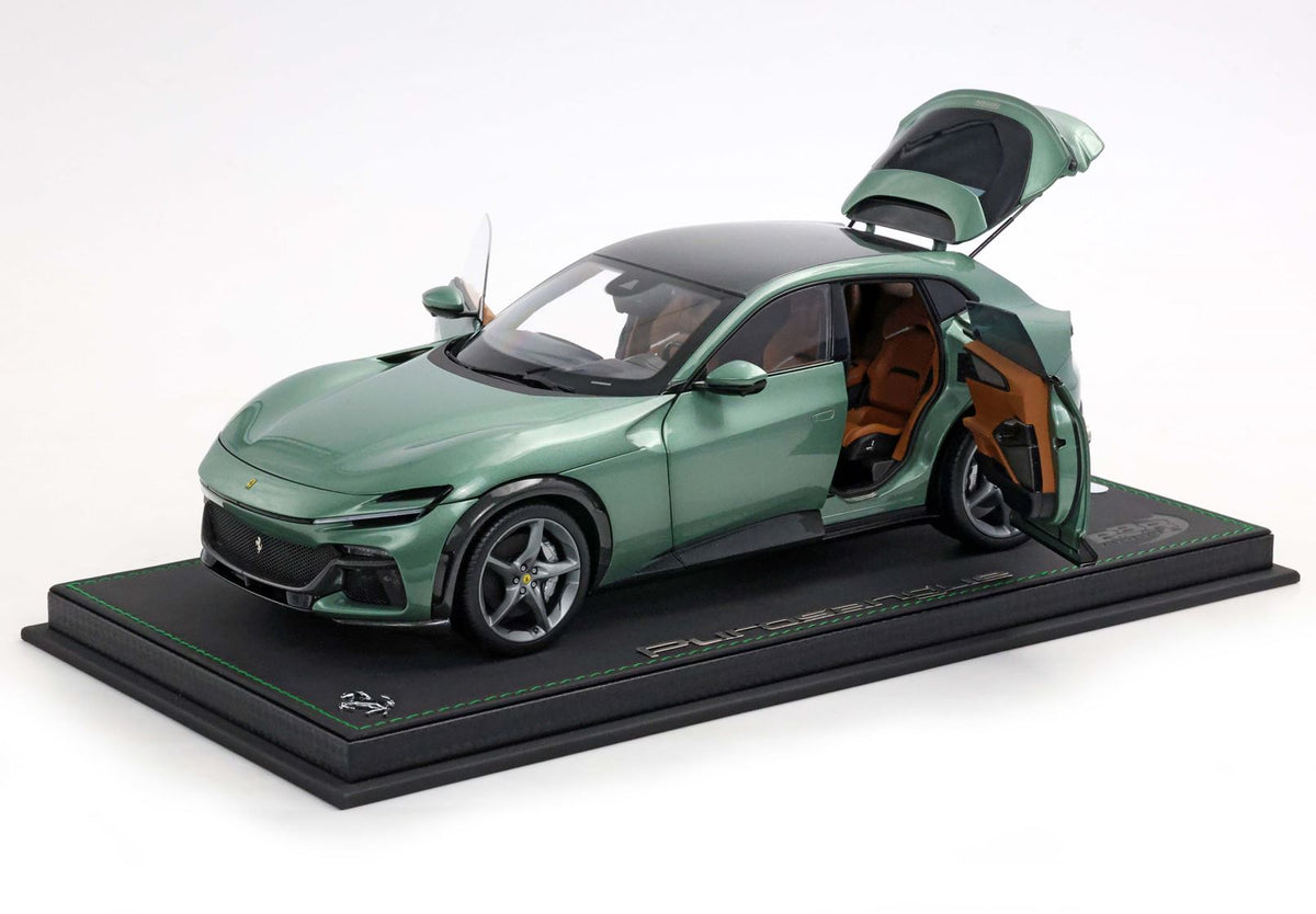 Ferrari Purosangue diecast full open Verde Dora - HE180052CDIE
