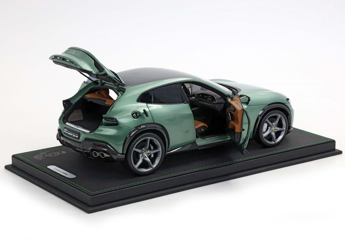 Ferrari Purosangue diecast full open Verde Dora - HE180052CDIE