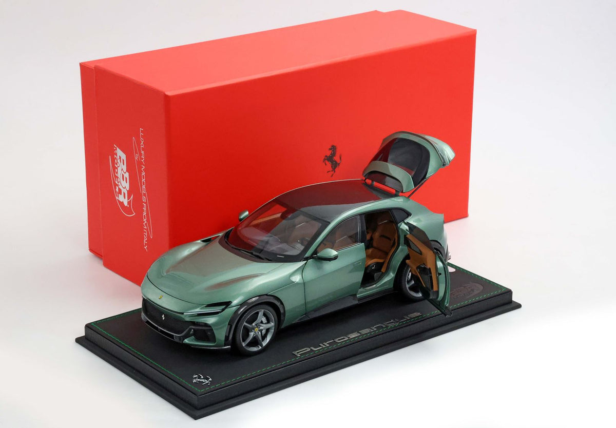 Ferrari Purosangue diecast full open Verde Dora - HE180052CDIE