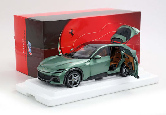 Ferrari Purosangue diecast full open Verde Dora - HE180052C