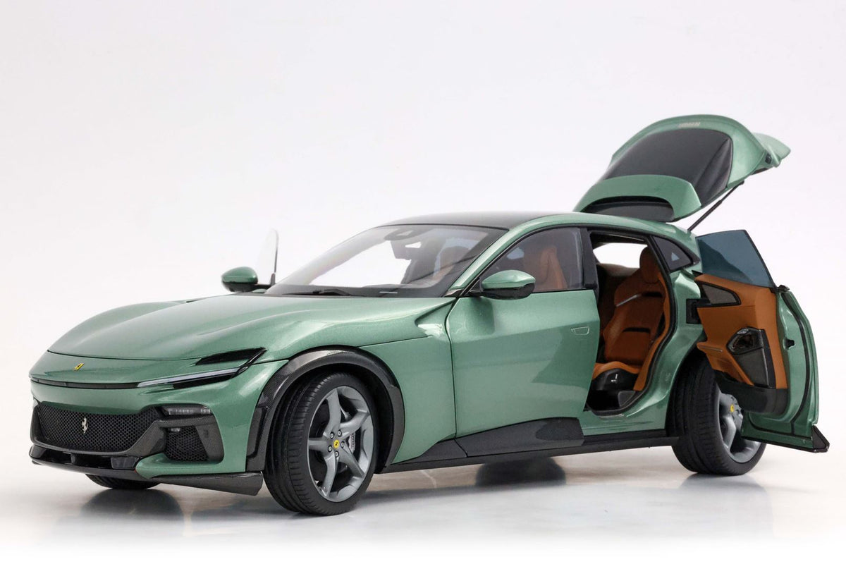 Ferrari Purosangue diecast full open Verde Dora - HE180052C