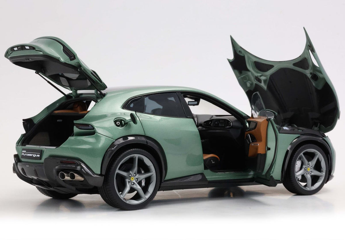 Ferrari Purosangue diecast full open Verde Dora - HE180052C