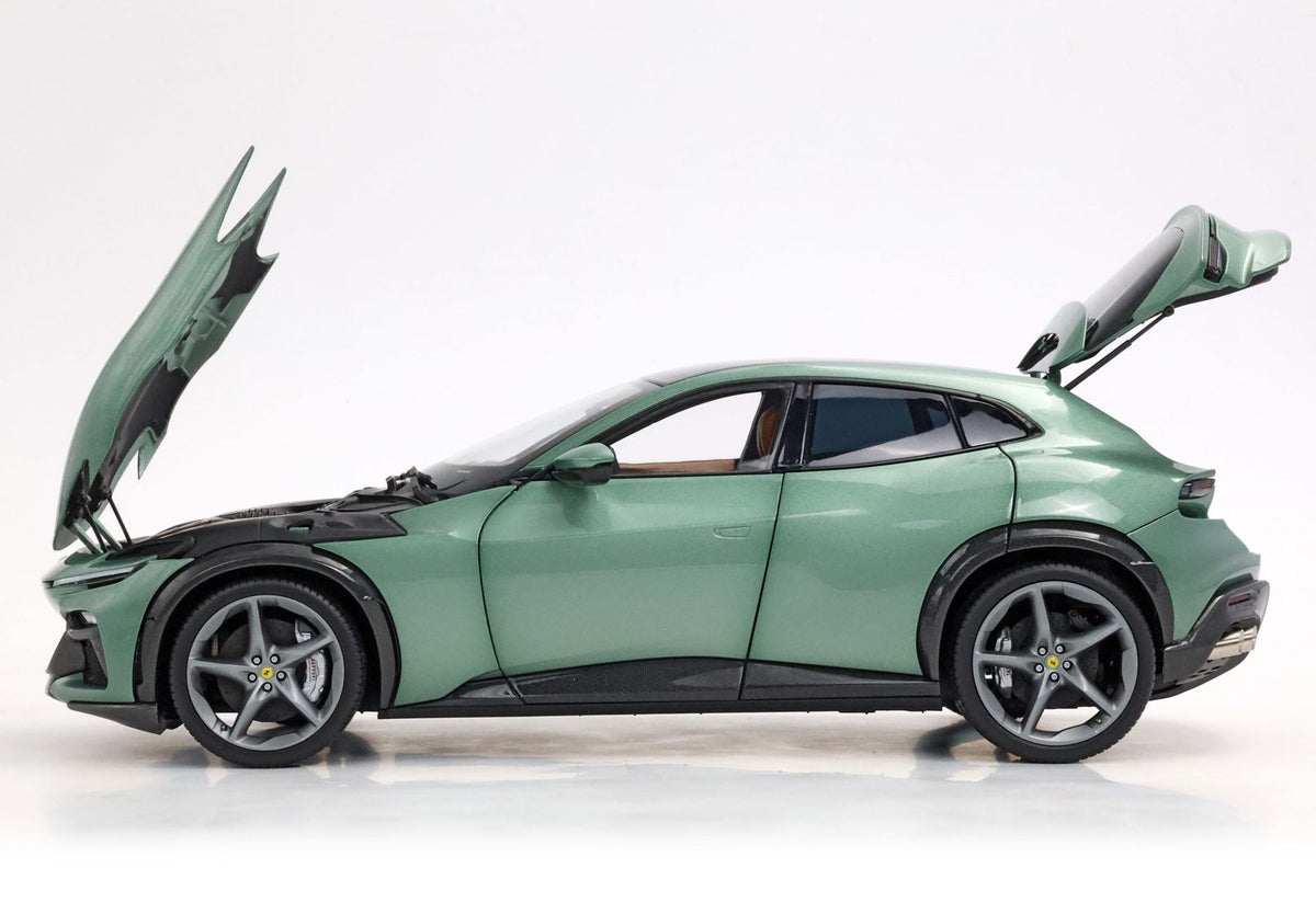 Ferrari Purosangue diecast full open Verde Dora - HE180052C