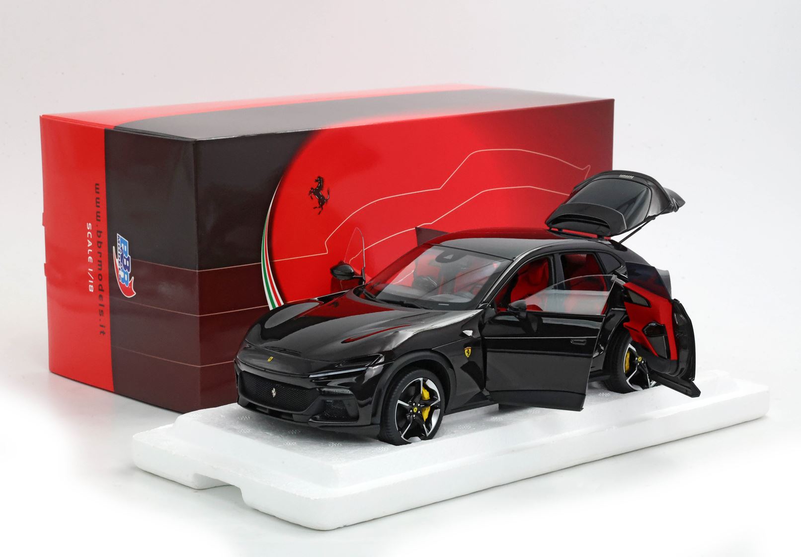 Ferrari Purosangue diecast full open Nero Purosangue - HE180052D