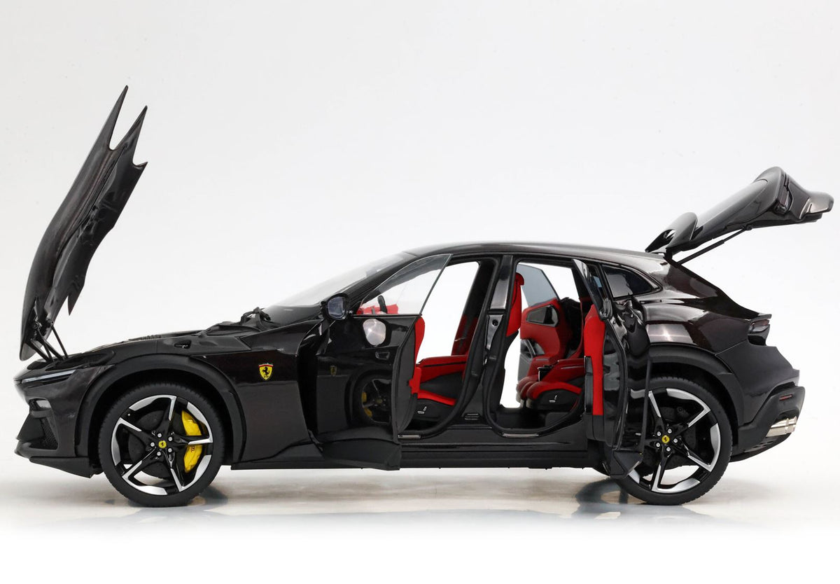 Ferrari Purosangue diecast full open Nero Purosangue - HE180052DDIE