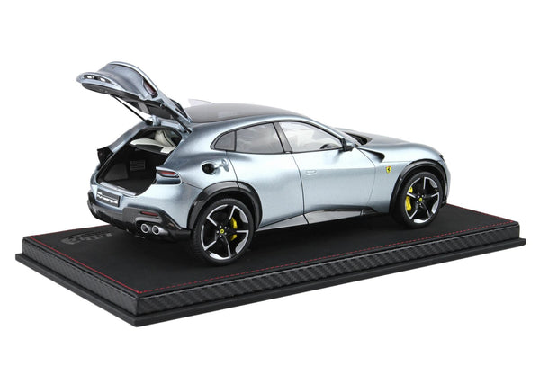 Ferrari Purosangue diecast panoramic roof - Grigio Titanio - HE180053ADIE