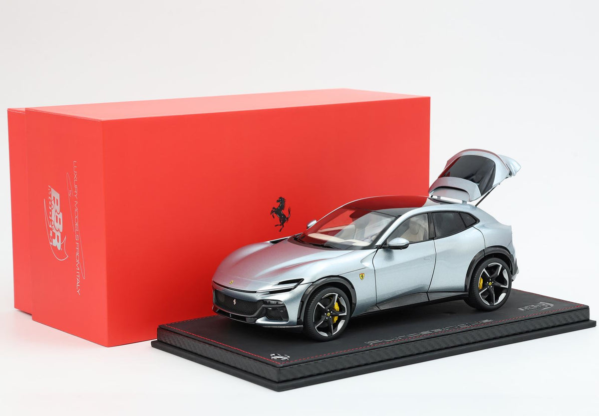 Ferrari Purosangue diecast panoramic roof - Grigio Titanio - HE180053ADIE