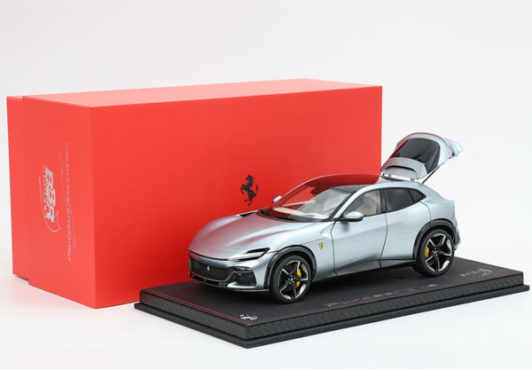 Ferrari Purosangue diecast panoramic roof - Grigio Titanio - HE180053ADIE